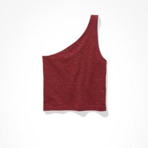 NWT- Red One Shoulder Tank- Size Large
